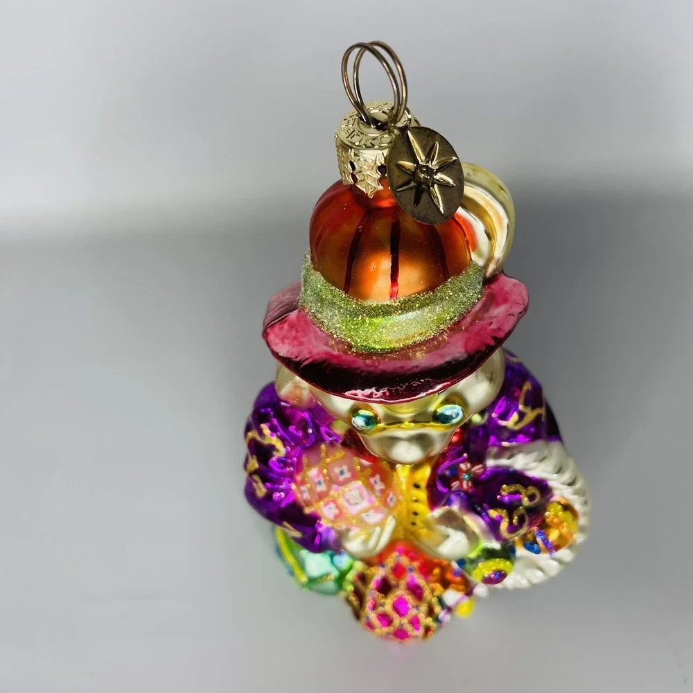 Christopher Radko Ornament DAPPER HARE JR. Spring Easter Blown Glass‎ 6.5